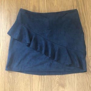 Impeccable Pig Navy skirt with ruffle